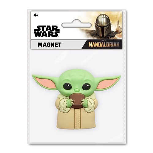 Star Wars: The Mandalorian The Child with Cup 3D Foam Magnet