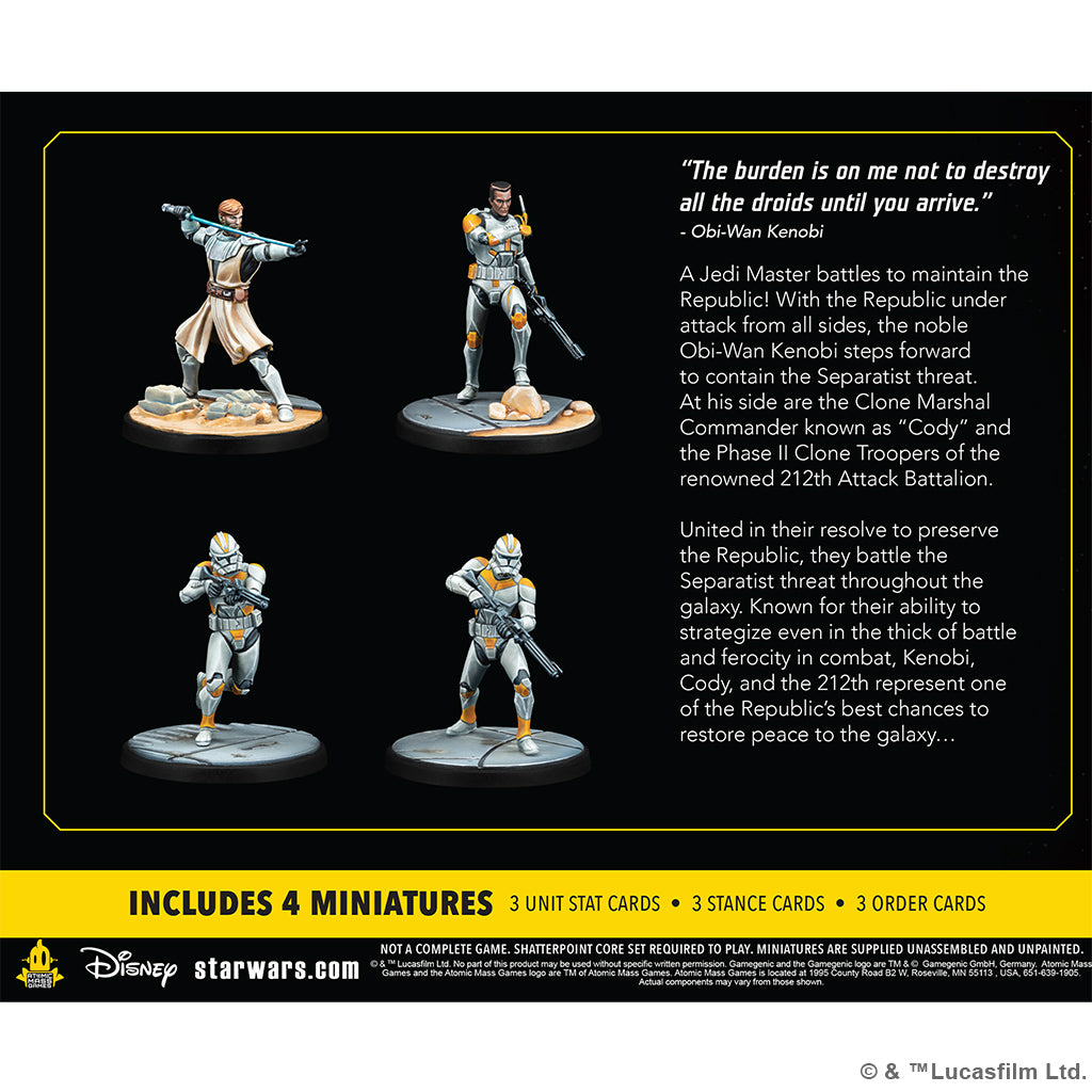 Star Wars Shatterpoint - Hello There: General Obi-Wan Kenobi Squad Pack