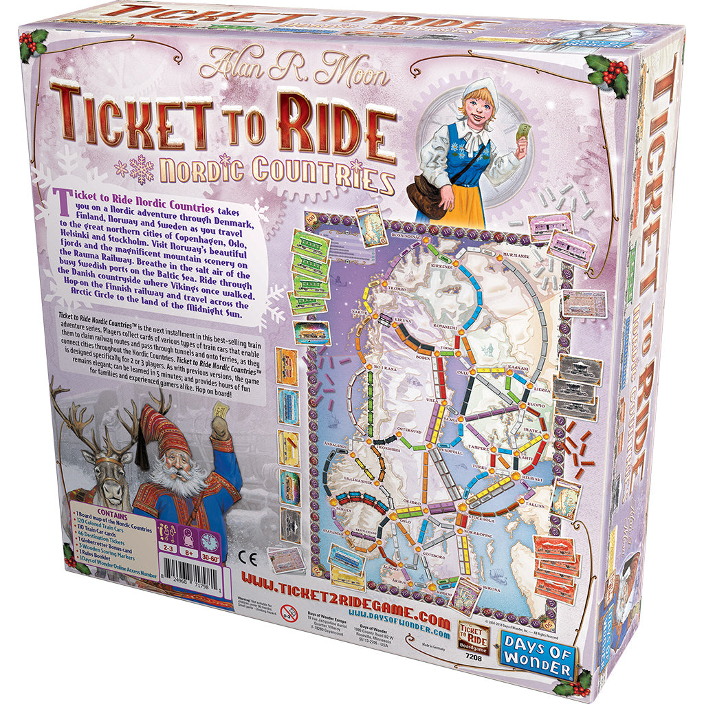 Ticket To Ride Nordic Countries Board Game