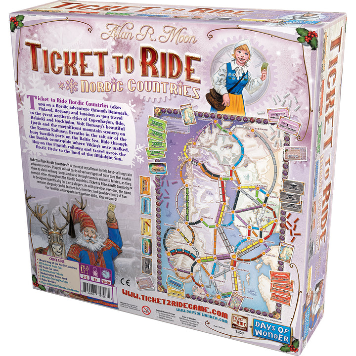 Ticket To Ride Nordic Countries Board Game