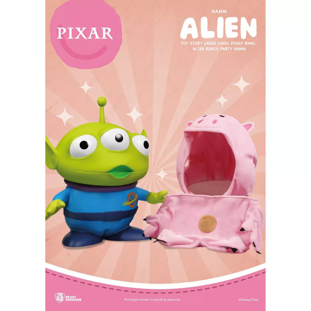 Toy Story Alien Remix Large Vinyl Piggy Bank - Hamm