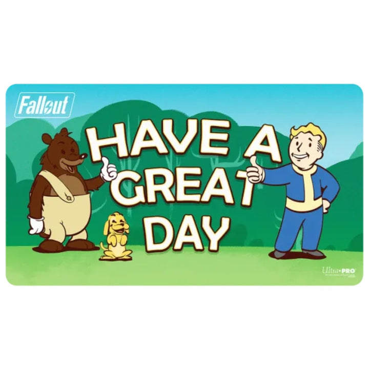 Ultra Pro Fallout Playmat - Vault Boy Have a Great Day