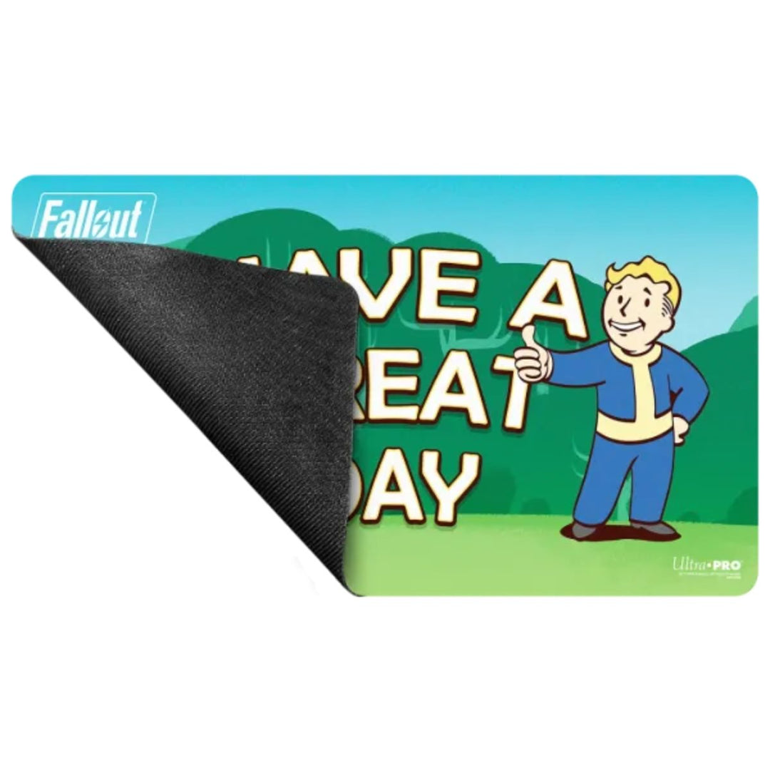 Ultra Pro Fallout Playmat - Vault Boy Have a Great Day