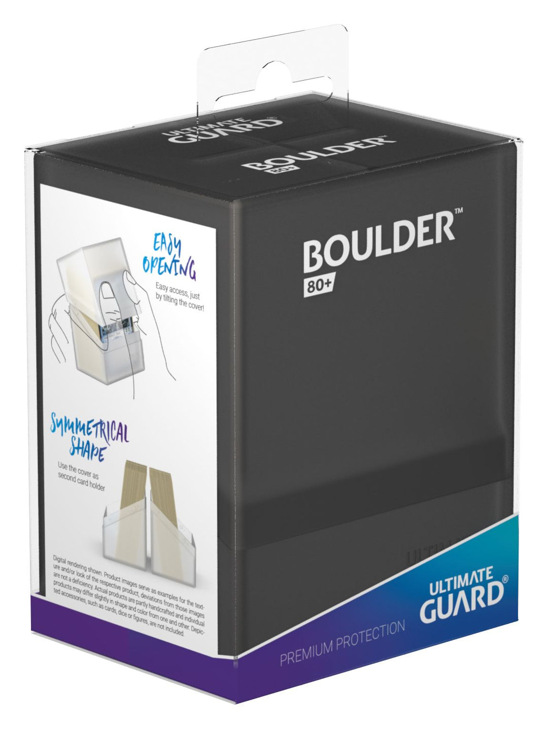 Ultimate Guard: Boulder 100+ Deck Box - Onyx