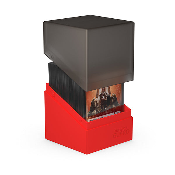 Ultimate Guard: Boulder 100+ Deck Box - Synergy Black/Red