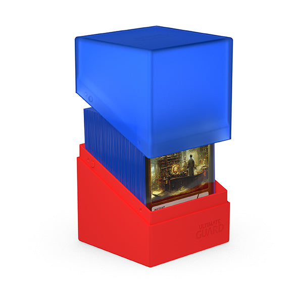 Ultimate Guard: Boulder 100+ Deck Box - Synergy Blue/Red
