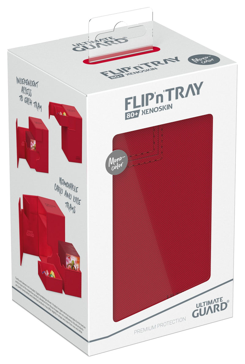 Ultimate Guard: Flip'n'Tray 80+ XenoSkin Deck Case - Red