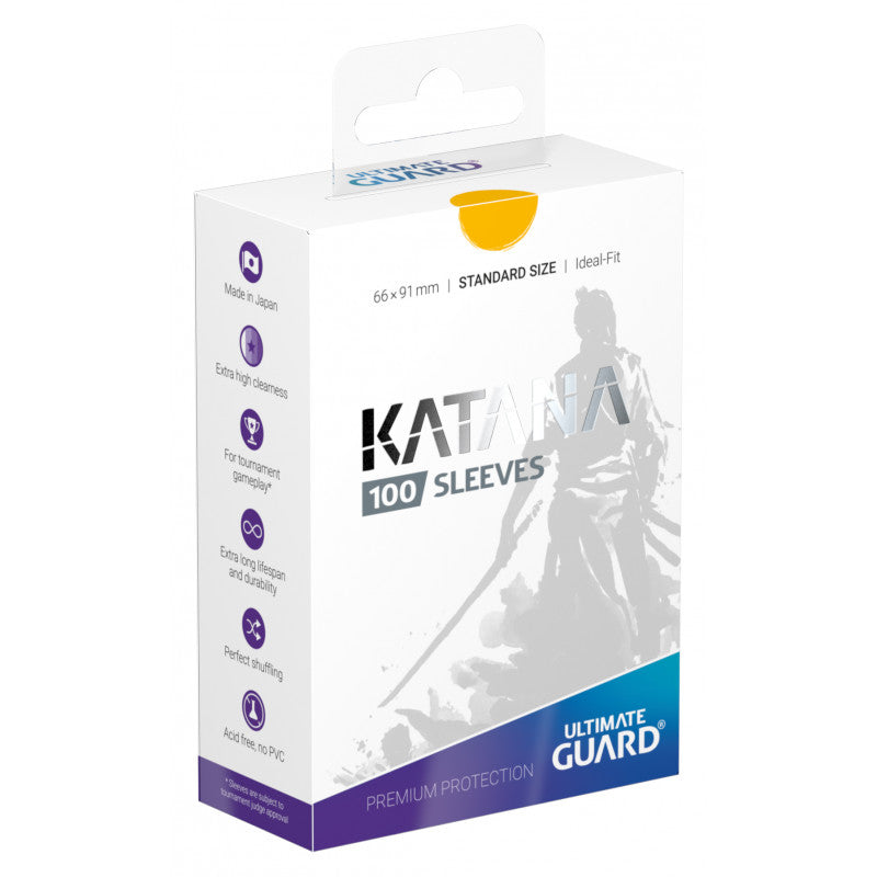 Ultimate Guard: Katana Sleeves Standard Size - Yellow (100ct)