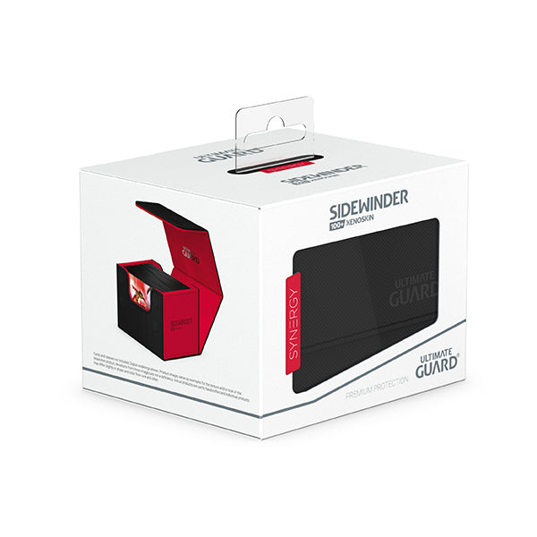 Ultimate Guard: Sidewinder 100+ Xenoskin Synergy Deck Box - Black/Red