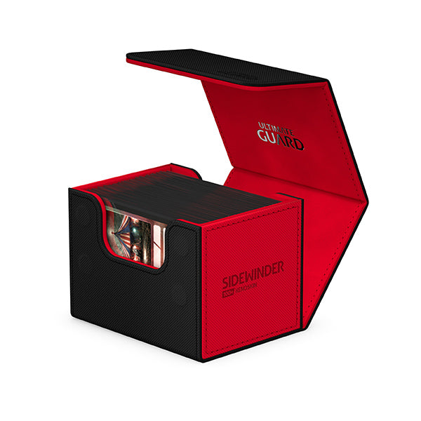 Ultimate Guard: Sidewinder 100+ Xenoskin Synergy Deck Box - Black/Red