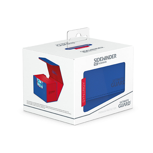 Ultimate Guard: Sidewinder 100+ Xenoskin Synergy Deck Box - Blue/Red
