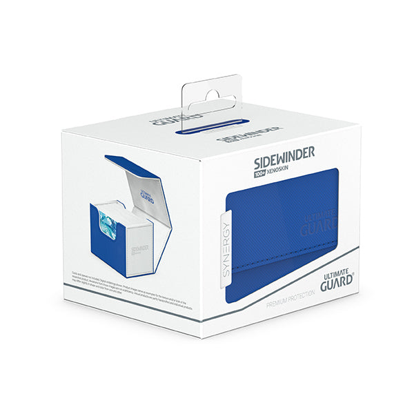Ultimate Guard: Sidewinder 100+ Xenoskin Synergy Deck Box - White/Blue