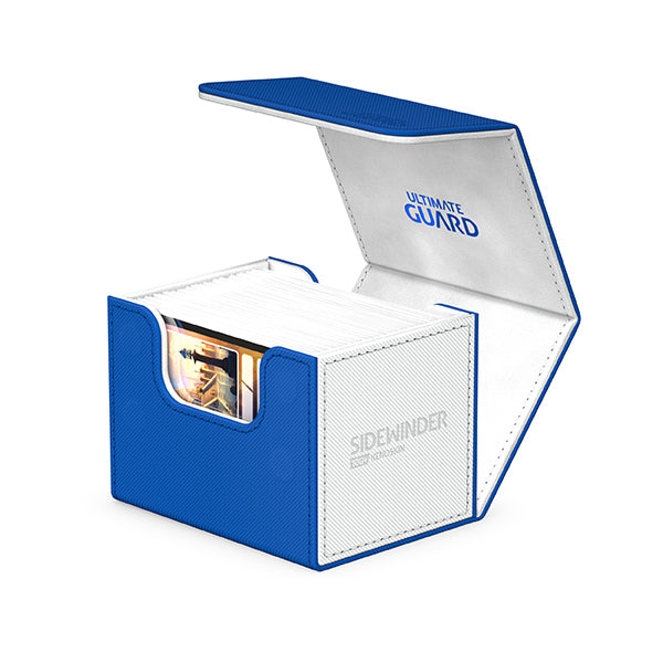 Ultimate Guard: Sidewinder 100+ Xenoskin Synergy Deck Box - White/Blue