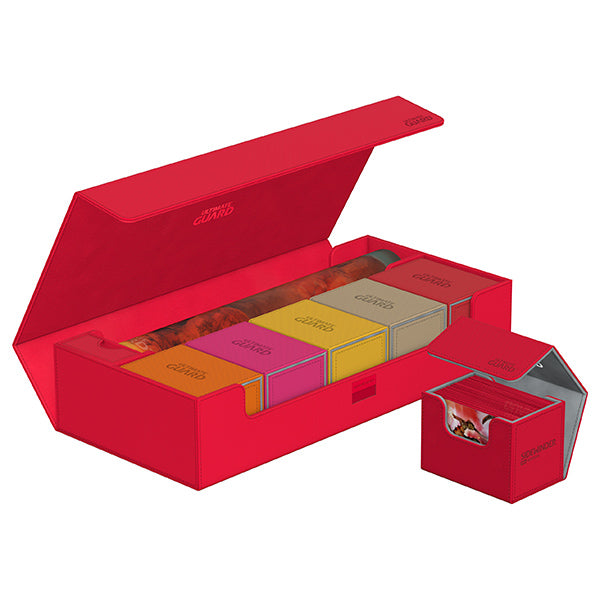 Ultimate Guard: Superhive 550+ Xenoskin Monocolor Deck Case - Red