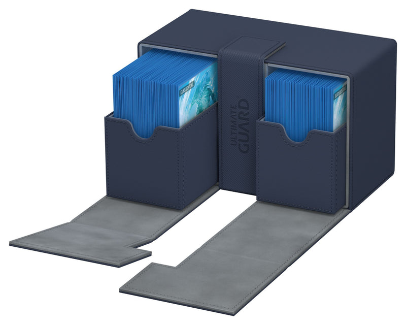 Ultimate Guard: Twin Flip'n'Tray 160+ XenoSkin Deck Case - Blue