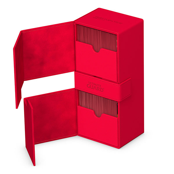 Ultimate Guard: Twin Flip'n'Tray 266+ Deck Case - Red