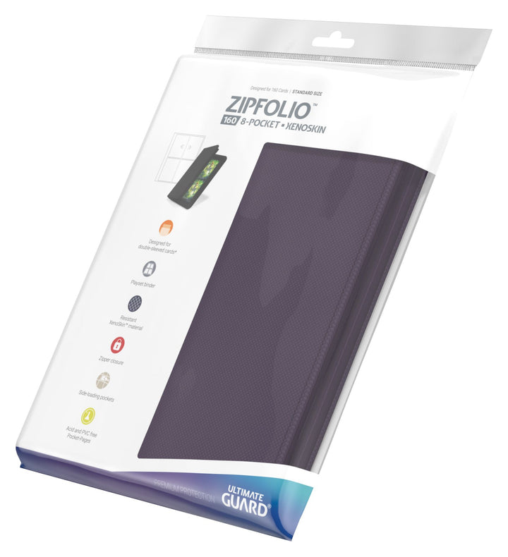 Ultimate Guard: Zipfolio 160 4-Pocket Xenoskin - Purple