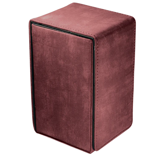 Ultra Pro 100+ Suede Alcove Tower - Ruby Red