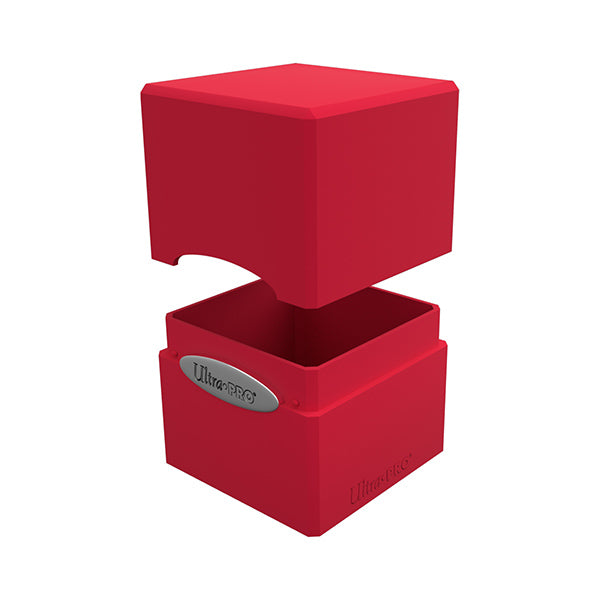 Ultra Pro Deck Box - Satin Cube 100+ Solid Apple Red