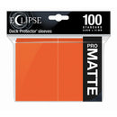 Ultra Pro Eclipse Matte Standard Sleeves: Pumpkin Orange (100)