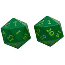 Ultra Pro Heavy Metal Vivid 2d20 Dice - Green
