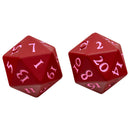Ultra Pro Heavy Metal Vivid 2d20 Dice - Red