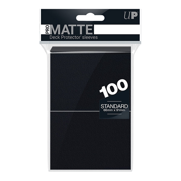 Ultra Pro PRO-Matte Solid Black Standard Sleeves (100ct)