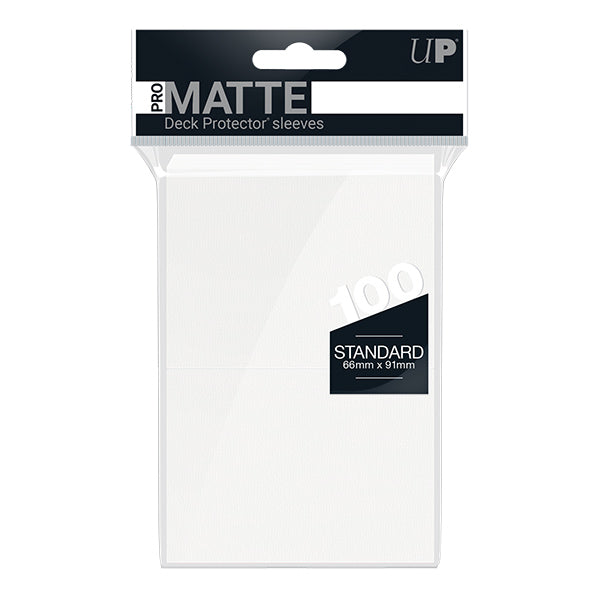 Ultra Pro PRO-Matte Solid White Standard Sleeves (100ct)
