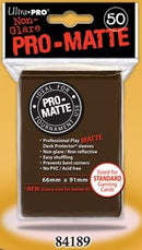 Ultra Pro PRO-Matte Standard Size Sleeves Brown (50ct)