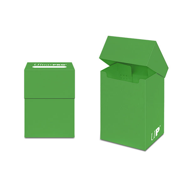 Ultra Pro Solid Lime 80+ Deck Box