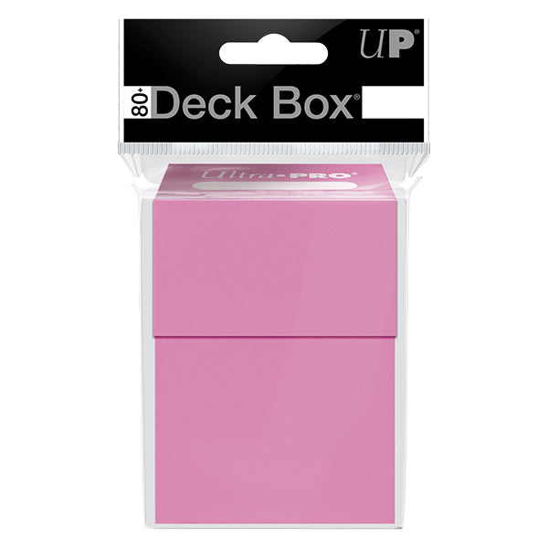 Ultra Pro Solid Pink 80+ Deck Box