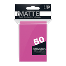 Ultra Pro Standard Sleeves: Pro Matte Bright Pink (50ct)