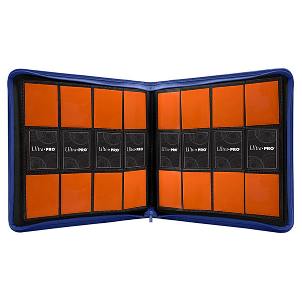 Ultra Pro Vivid 12-Pocket Zippered PRO Binder - Blue