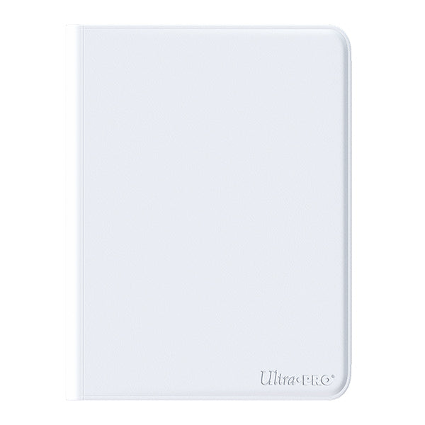 Ultra Pro Vivid 12-Pocket Zippered PRO Binder - White