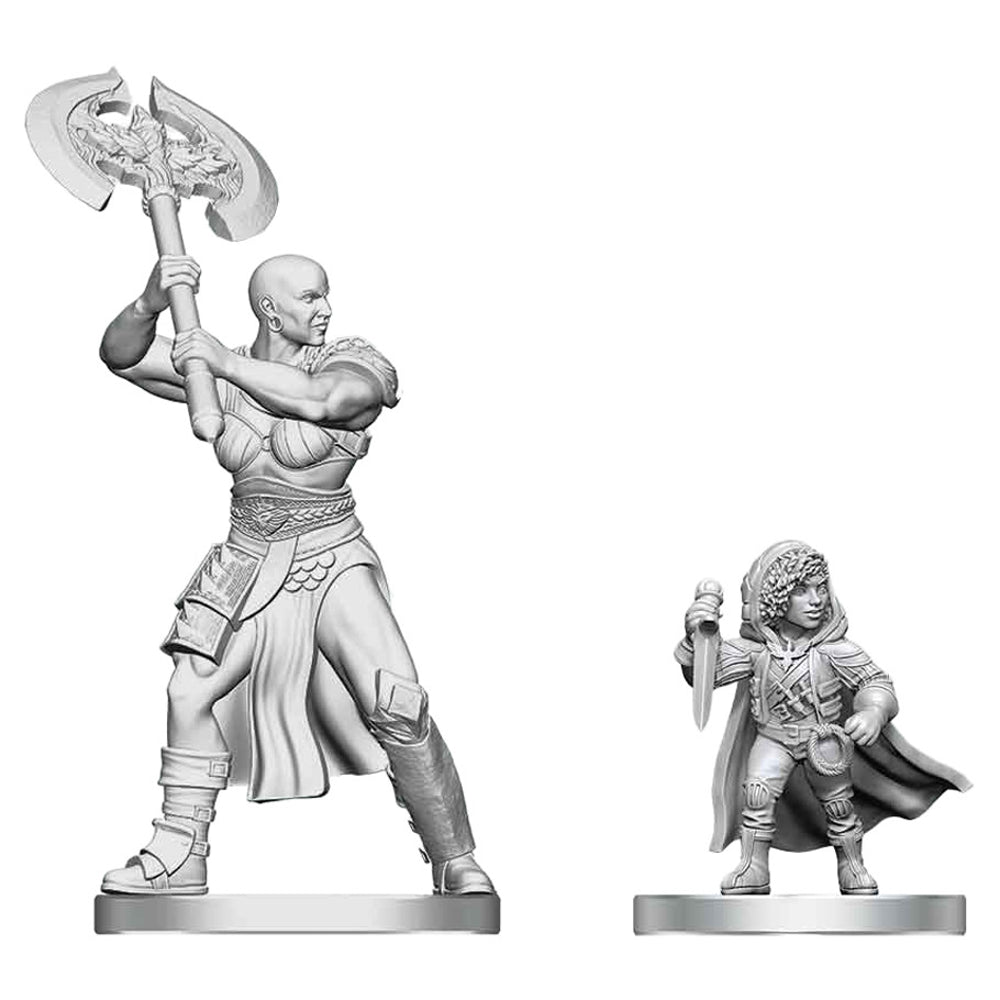 Goliath Barbarian &amp; Halfling Rogue