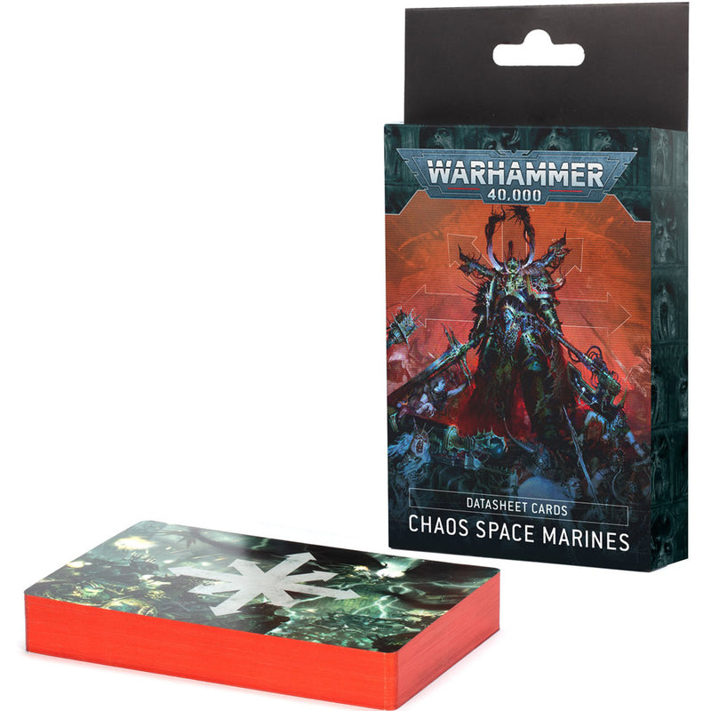 Warhammer 40K - Datasheet Cards Chaos Space Marines (10th Ed)