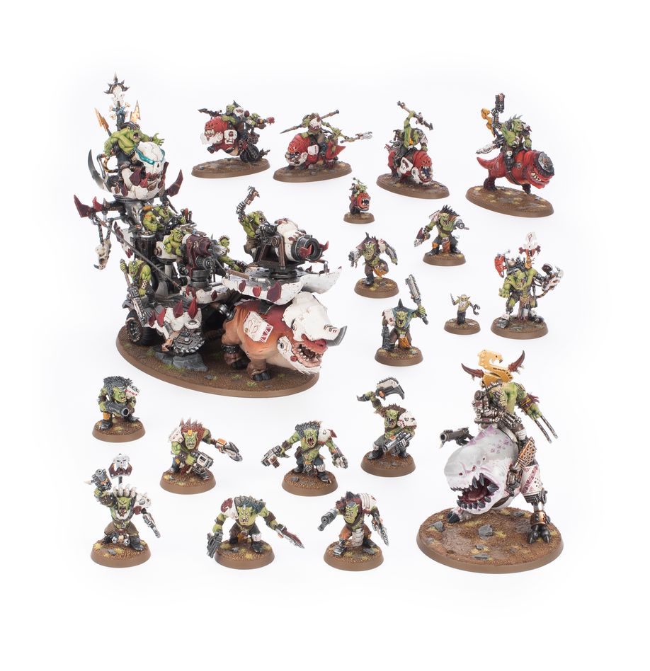 Warhammer 40K Orks - Beast Snagga Stampede