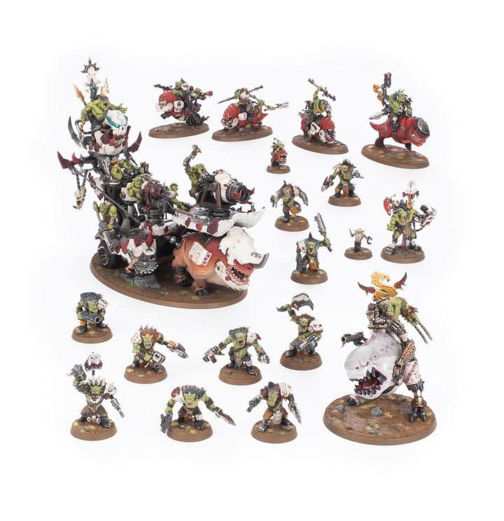 Warhammer 40K Orks - Beast Snagga Stampede