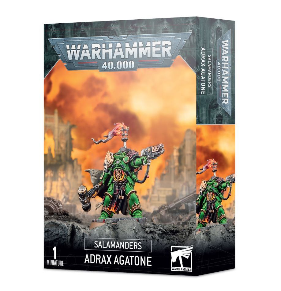 Warhammer 40K Salamanders - Adrax Agatone