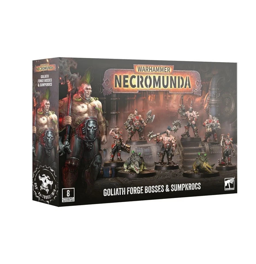 Warhammer Necromunda - Goliath Forge Bosses &amp; Sumpkrocs