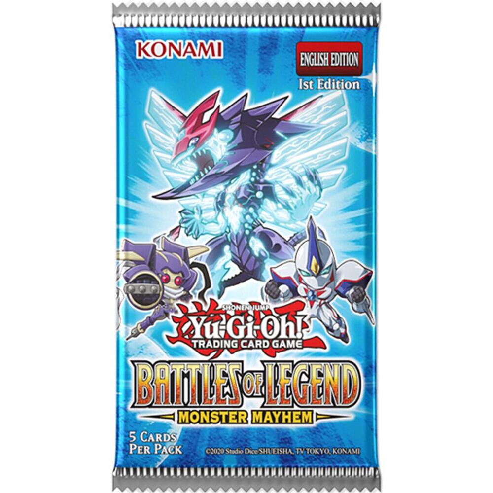 Yu-Gi-Oh Battles of Legend: Monster Mayhem 1st Edition Booster Pack