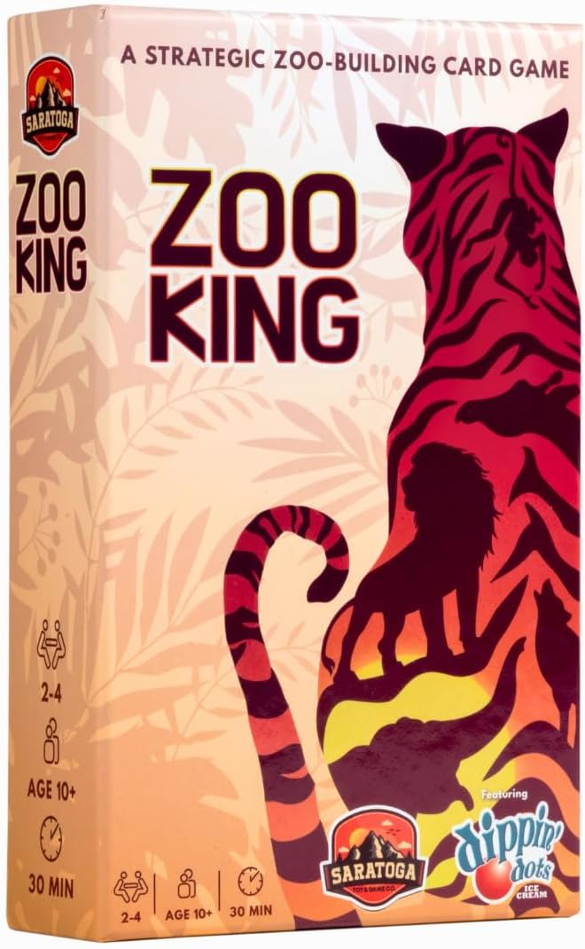 Zoo King Board Game - Strategic Zoo Building Card Game