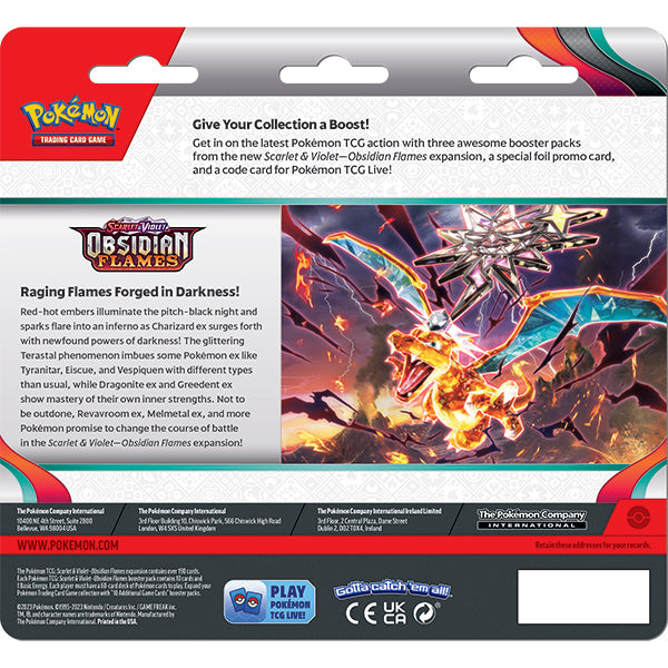 Pokemon TCG: Obsidian Flames 3-Pack Blister - Houndstone