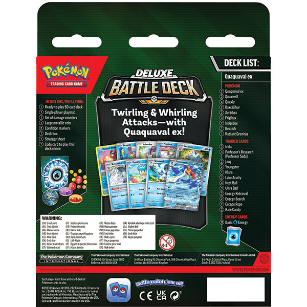 ex battle deck rare cards Pokemon TCG: Ex Deluxe Battle Deck Quaquaval Ex