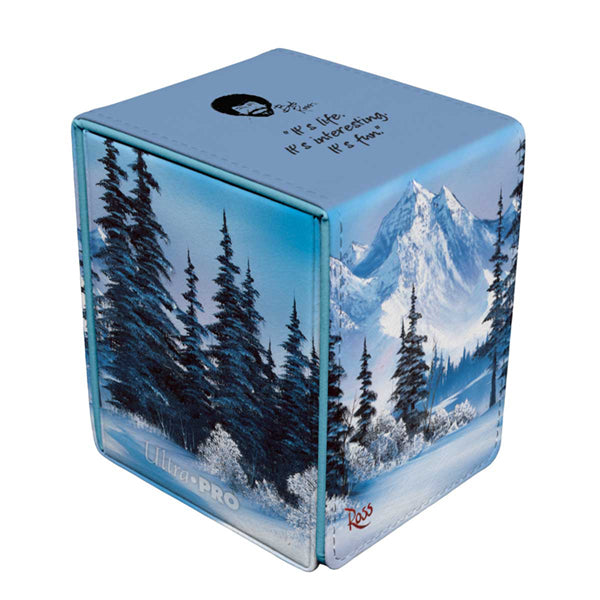 Ultra Pro Alcove Flip 100+ Deckbox Bob Ross - Winter Paradise