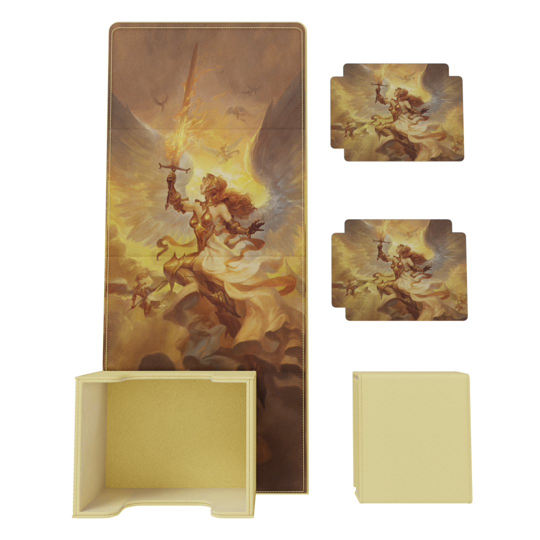 Arcane Fortress Deck Vault Radiant Angels &amp; Demons - Righteous Judgement Deluxe Box