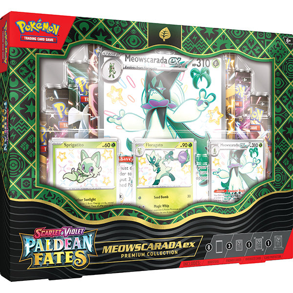 Pokemon TCG: Scarlet & Violet Paldean Fates - Meowscarada ex Premium Collection Box