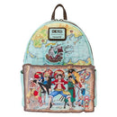 Loungefly One Piece Luffy Gang Map Mini Backpack - Rerun
