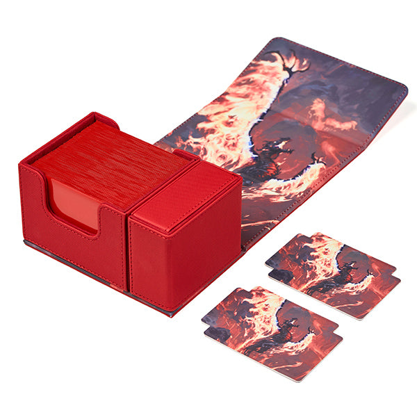 Arcane Fortress Deck Vault Year of the Dragon - Volcanic Rebirth Deluxe 100+ Deck Box
