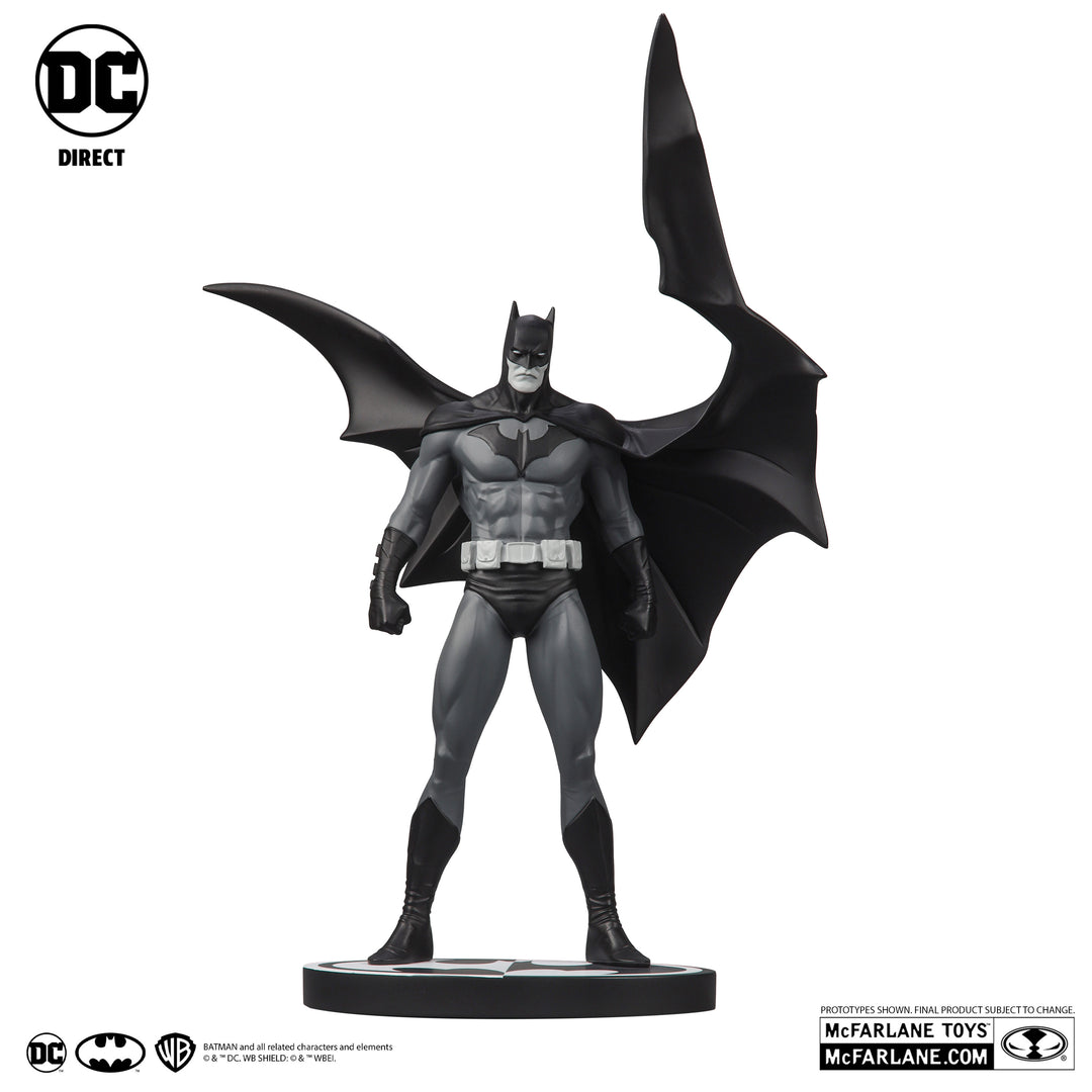 DC Direct Batman Black &amp; White by Jorge Jimenez statue front